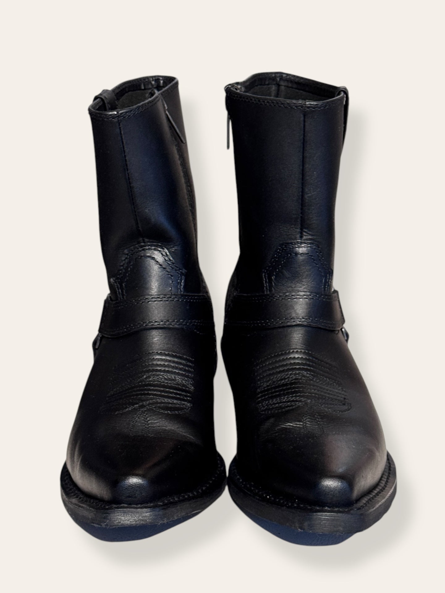 Harley Davidson black riding boot 10