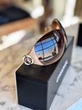 Chanel beige & white Camellia flower sunnies