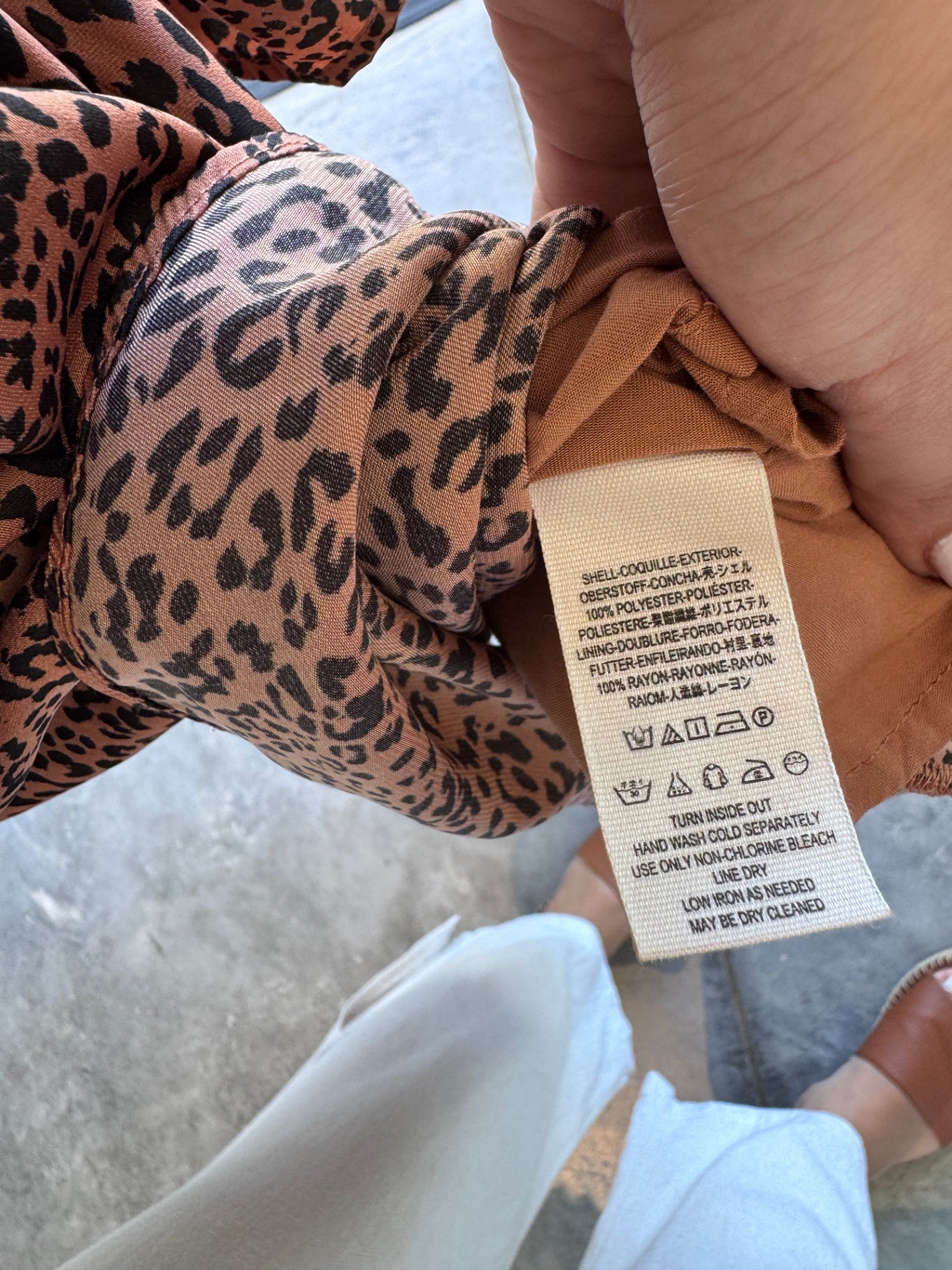 Free People animal print open back maxi dress 8 RRP R3,200