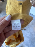 Asha Eleven mustard wide-leg linen pants S