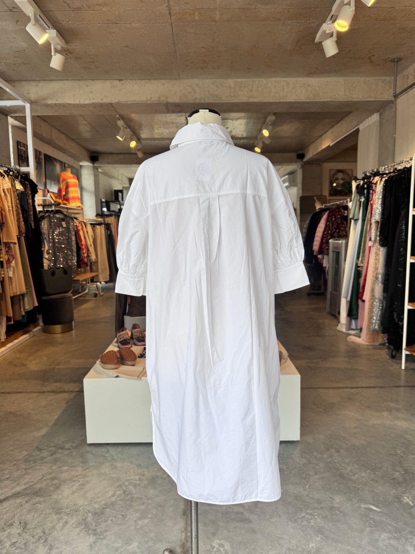 COS White cotton shirt dress 38 RRP R1,800
