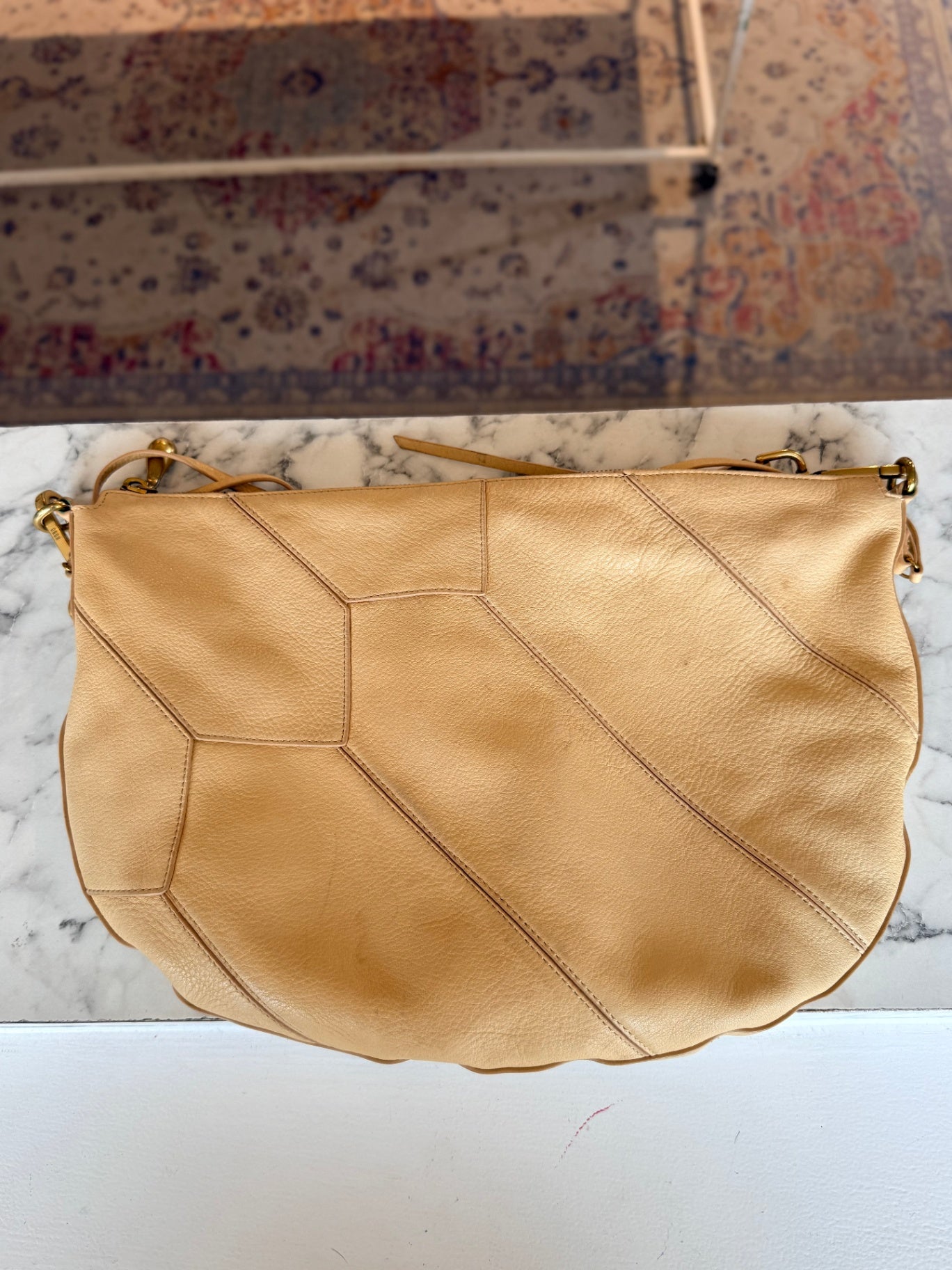 HOBO camel colour slouch bag RRP 3.5 to 5K