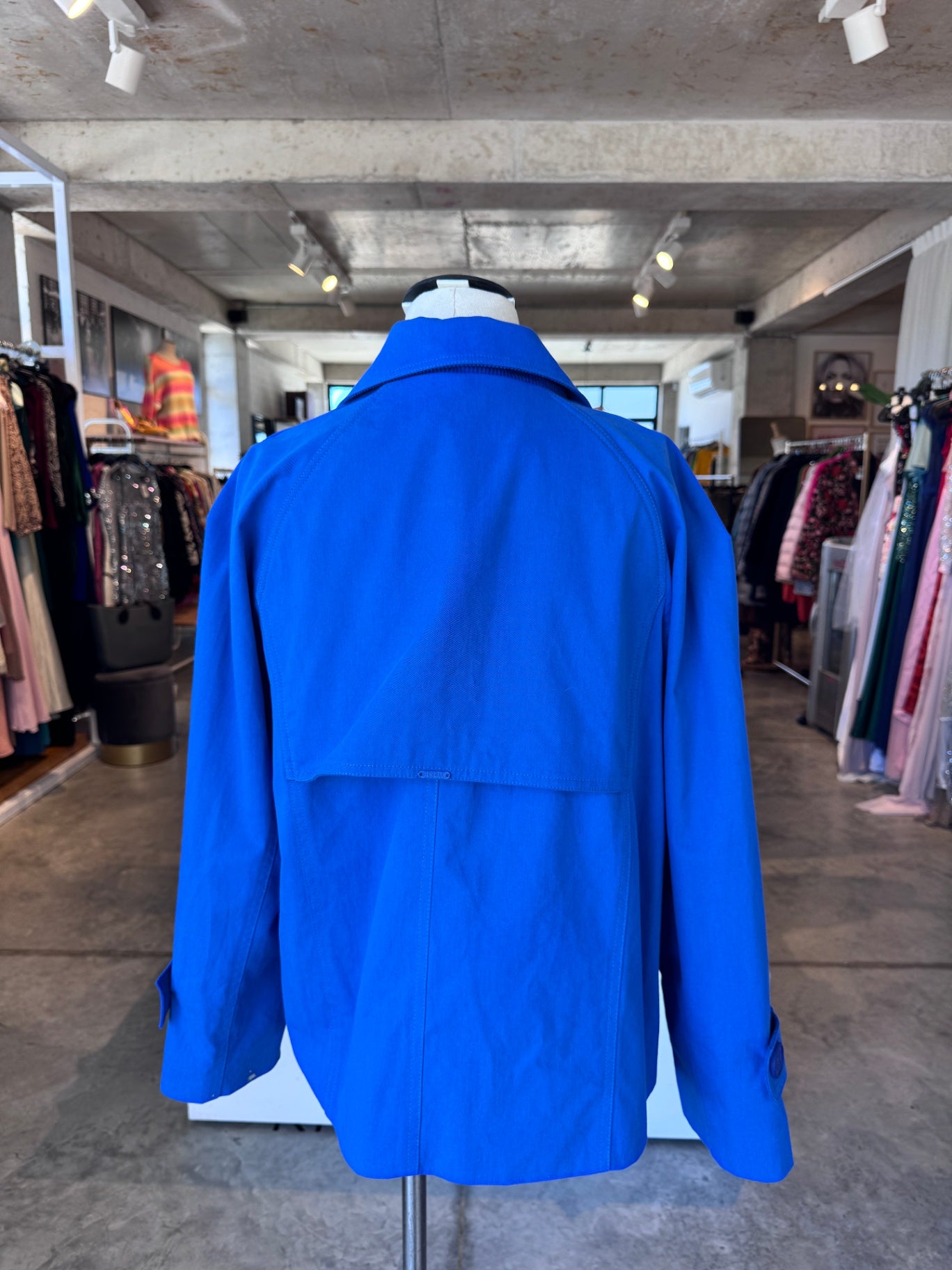 Desray royal blue short trench 10 (RRP2.4)