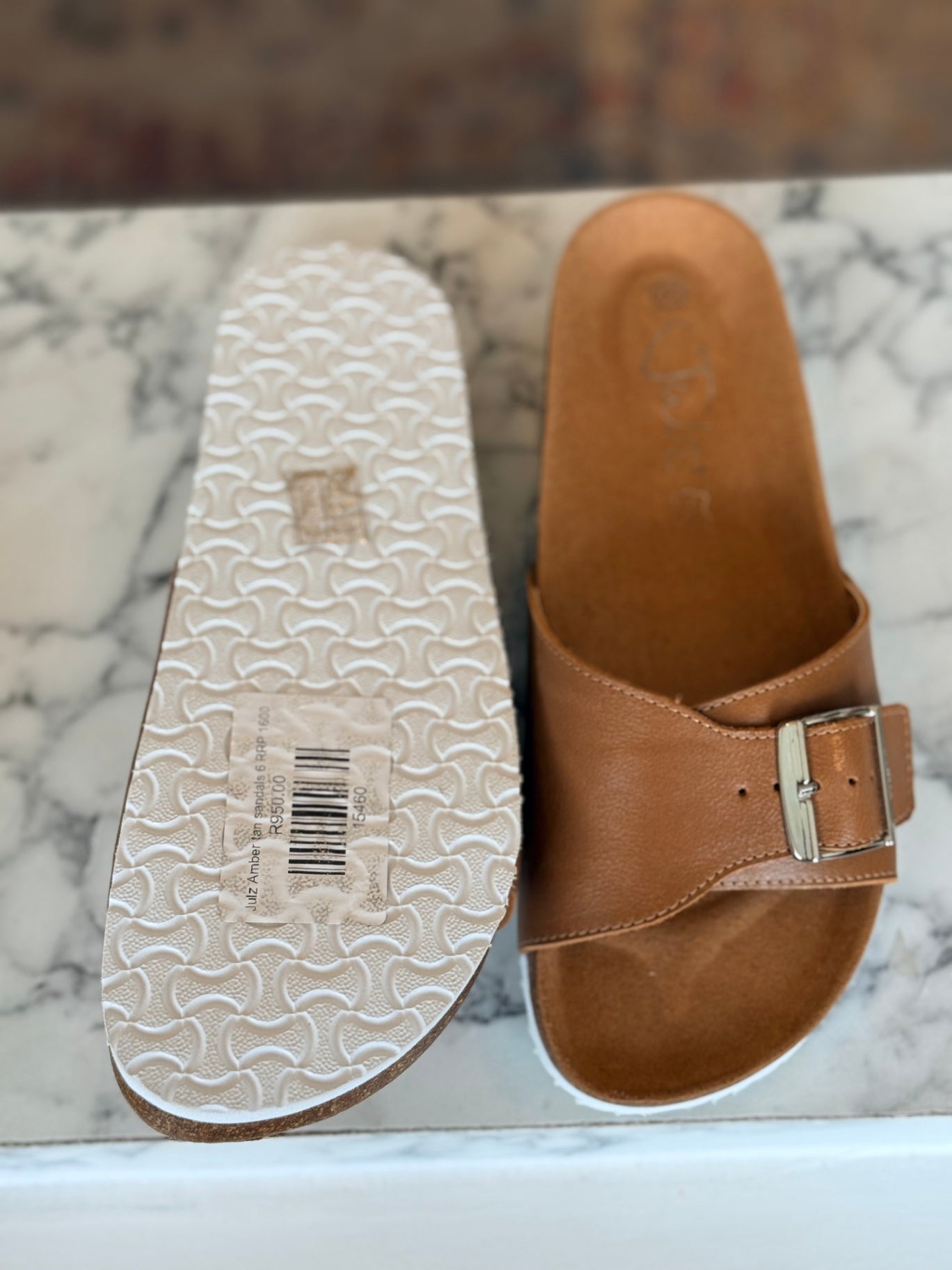 Julz Amber tan sandals EUR40 RRP 1600