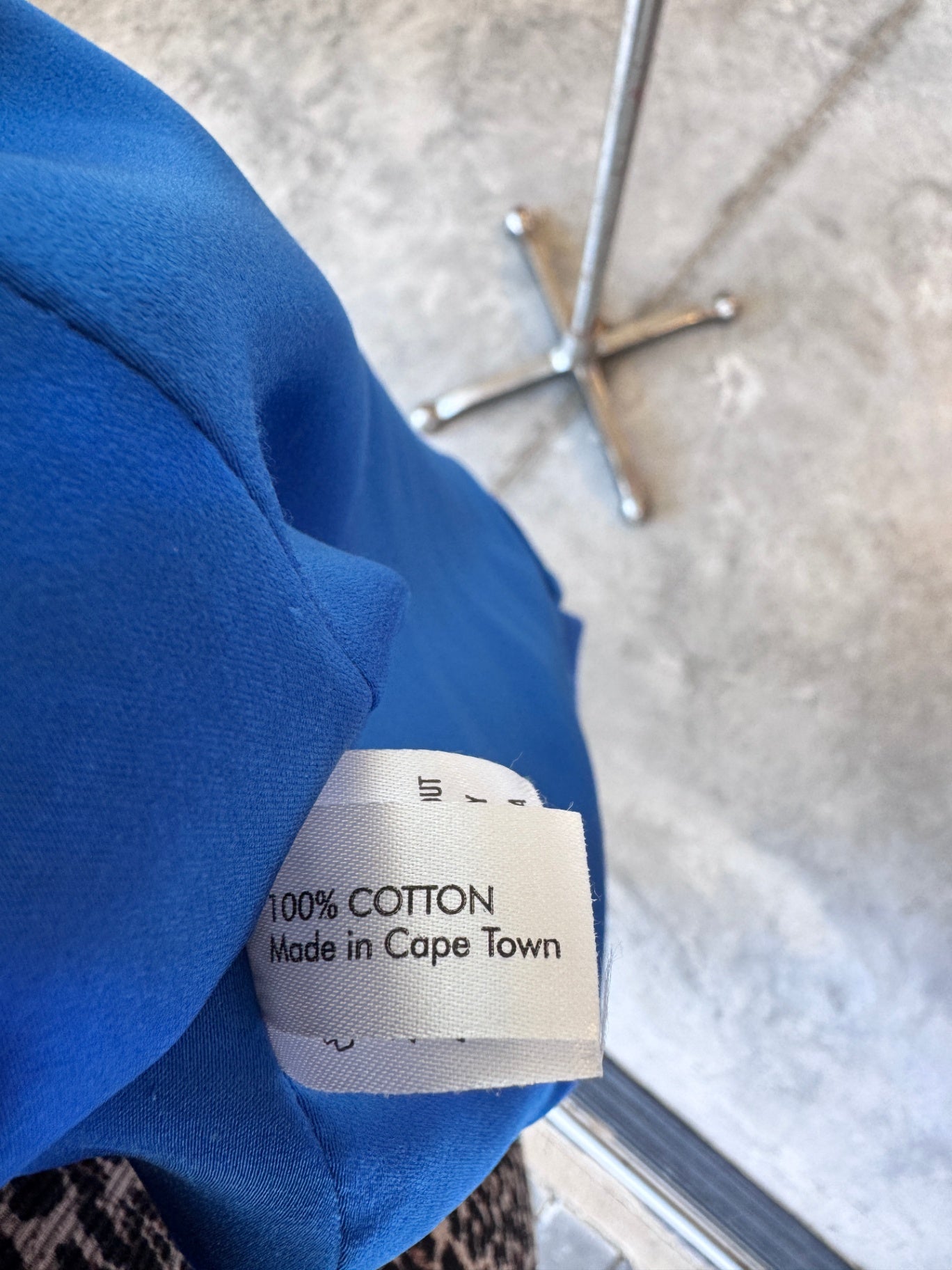 Desray royal blue short trench 10 (RRP2.4)