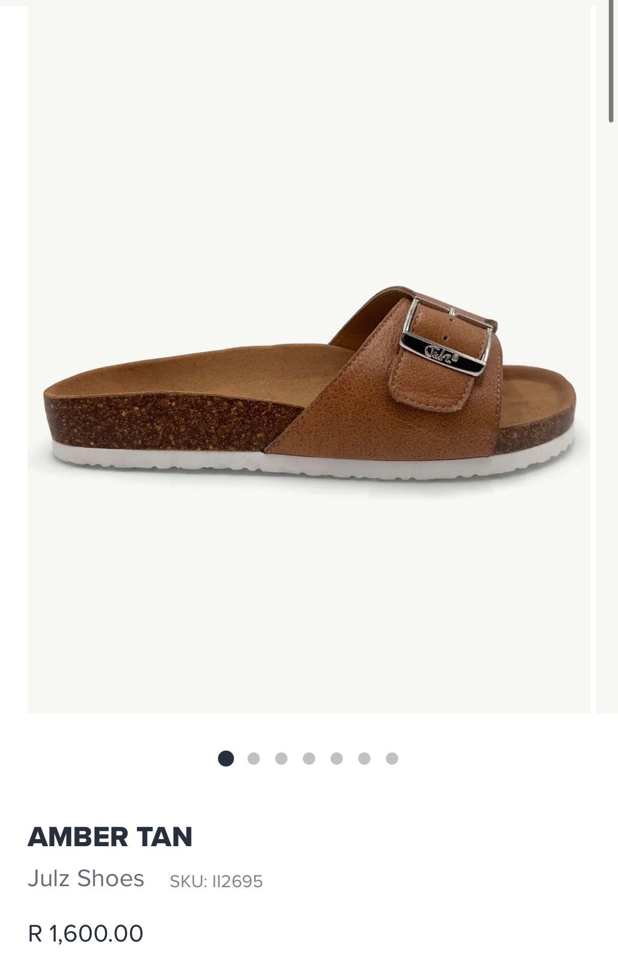 Julz Amber tan sandals EUR40 RRP 1600