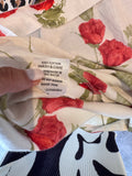 Rosenwerth floral boat neck dress w belt S RRP R2.5 - 3K