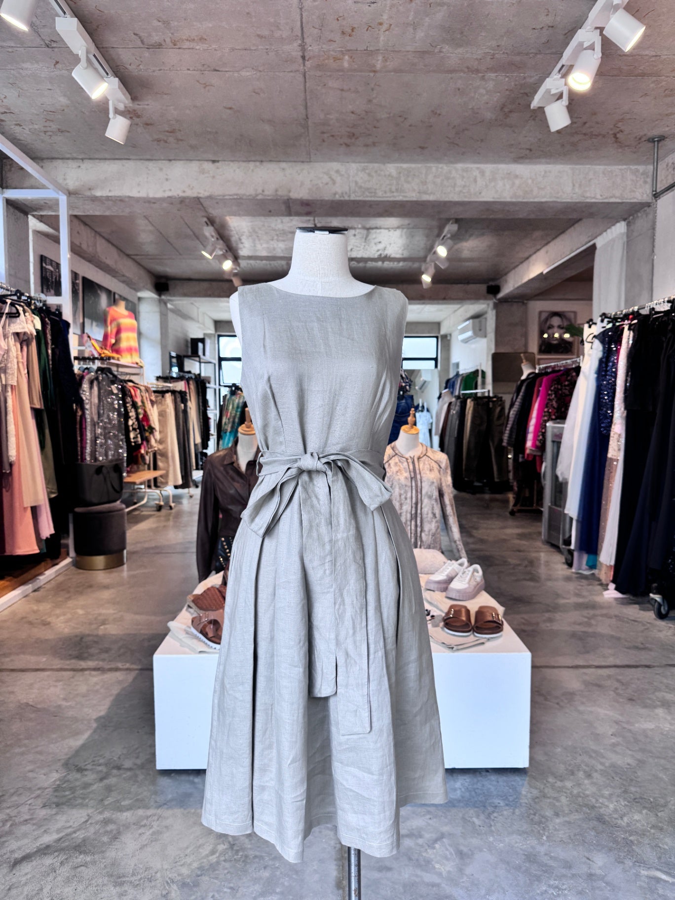 Collins stone s/less flared short dress 34