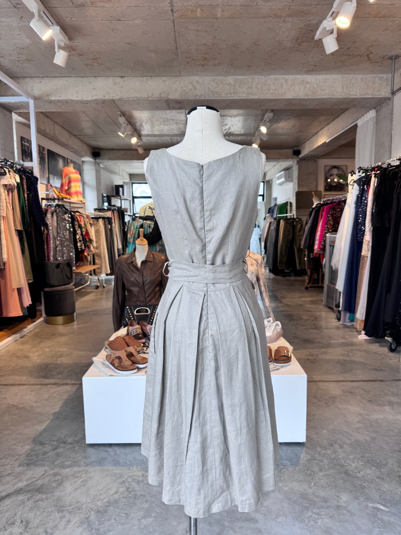 Collins stone s/less flared short dress 34