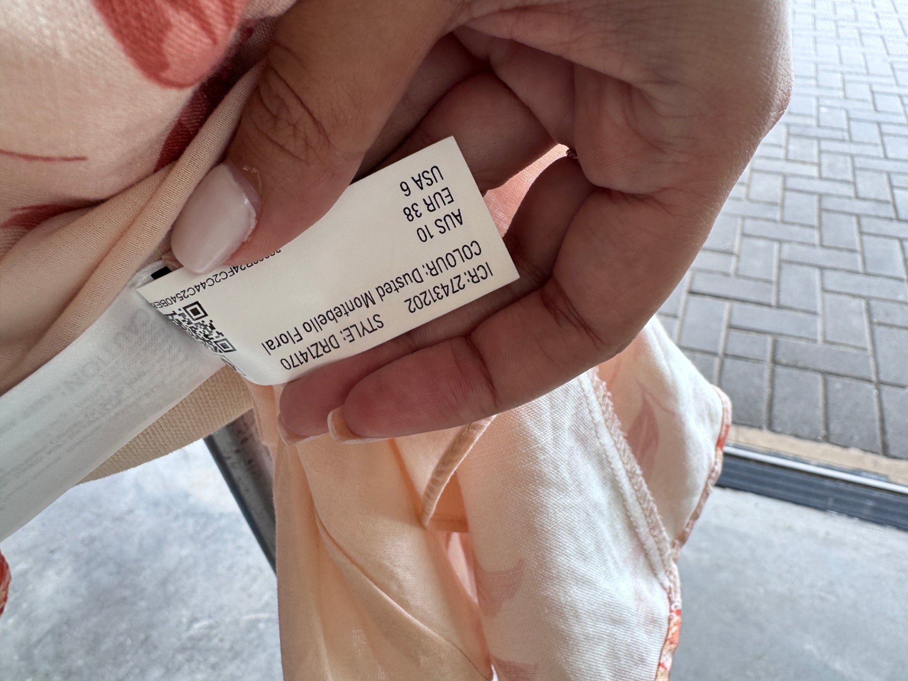 Forever new 100% cotton pink fit & flare floral dress 10