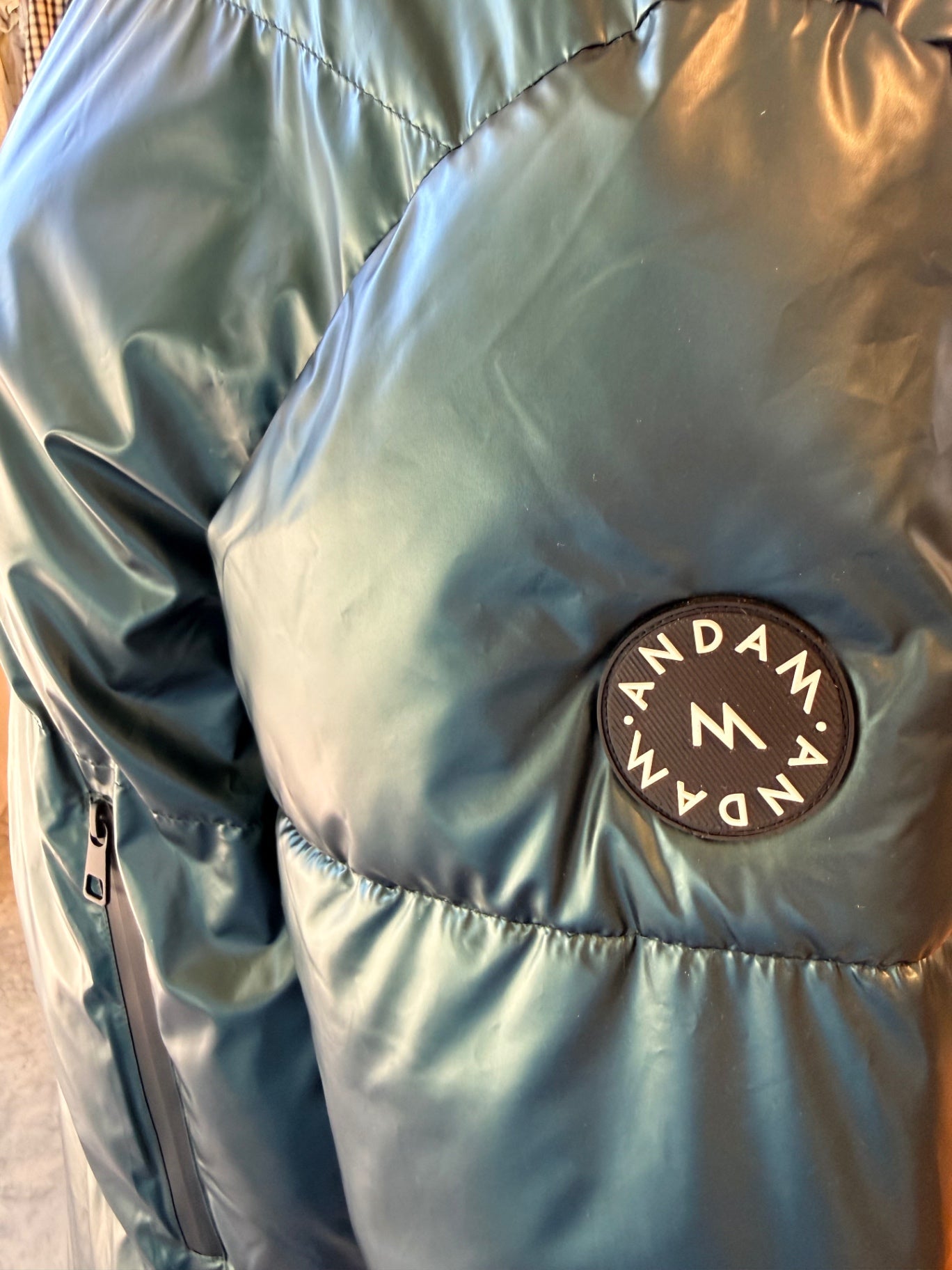 ANDAM green metallic jacket NEW RRP R6,999