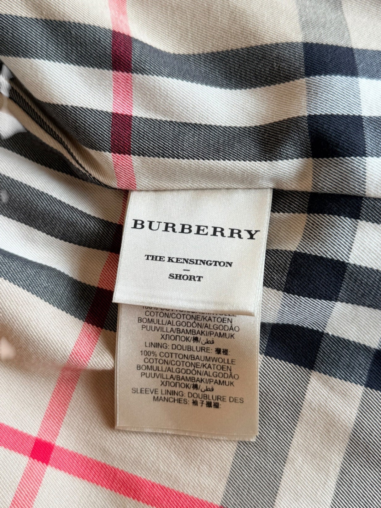 Burberry Kensington short double breasted jacket RRP R39,000