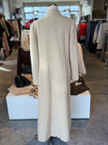 Naf Naf light beige Wool & cashmere long coat size 12
