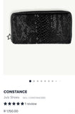 Julz Constance black wallet New with box