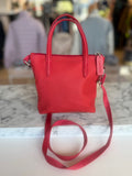 La Coste red mini crossbody bag RRP 2,200
