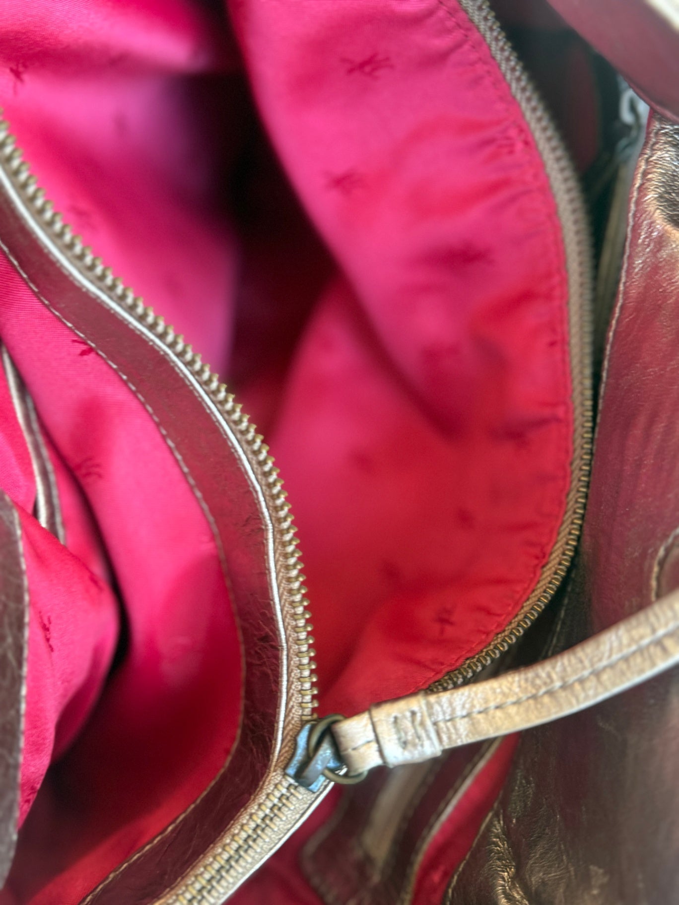 Cole Haan metallic leather tote RRP 4.9K