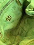 Tory Burch green leather cross body bag RRP 4.8K