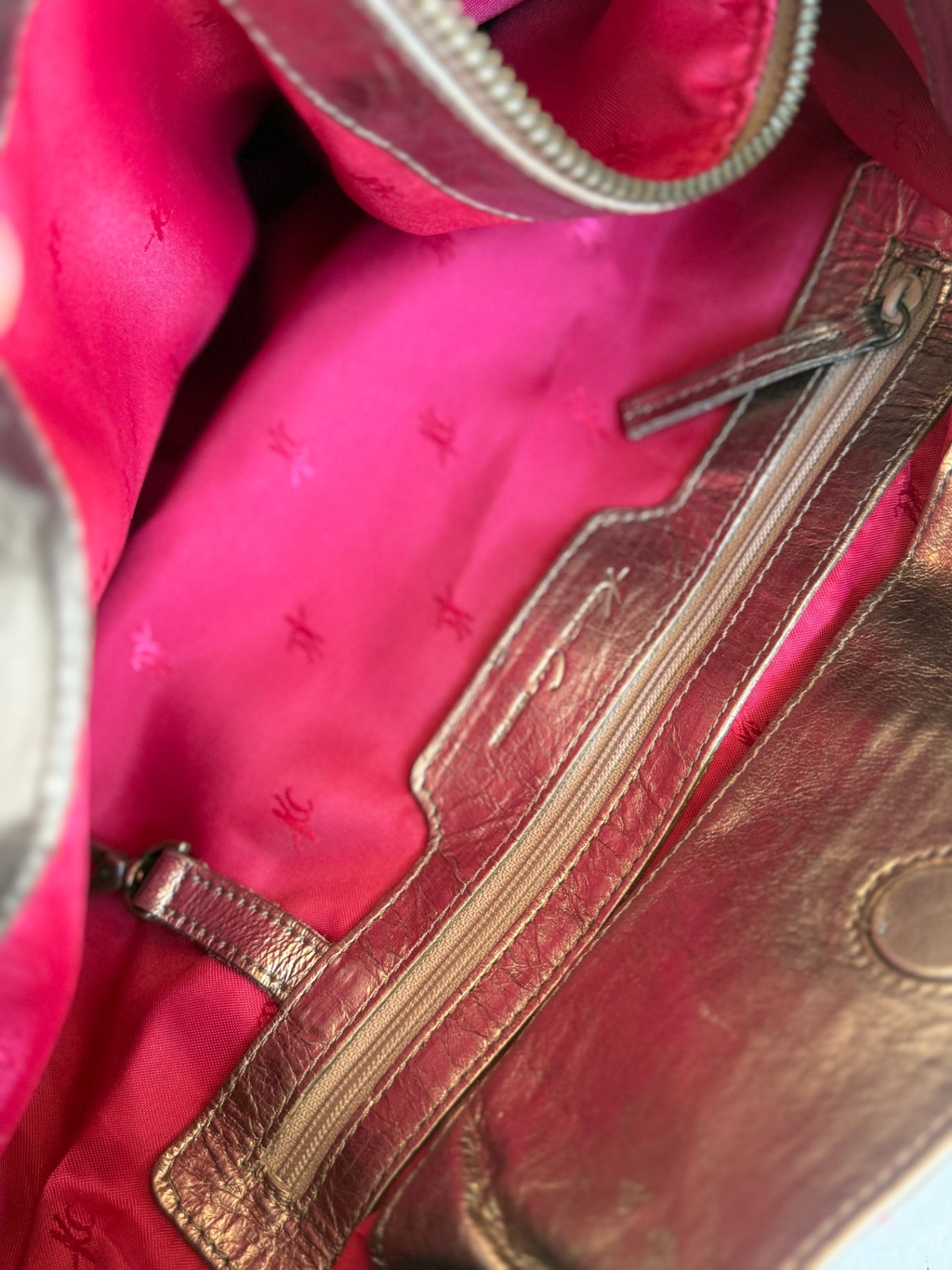 Cole Haan metallic leather tote RRP 4.9K
