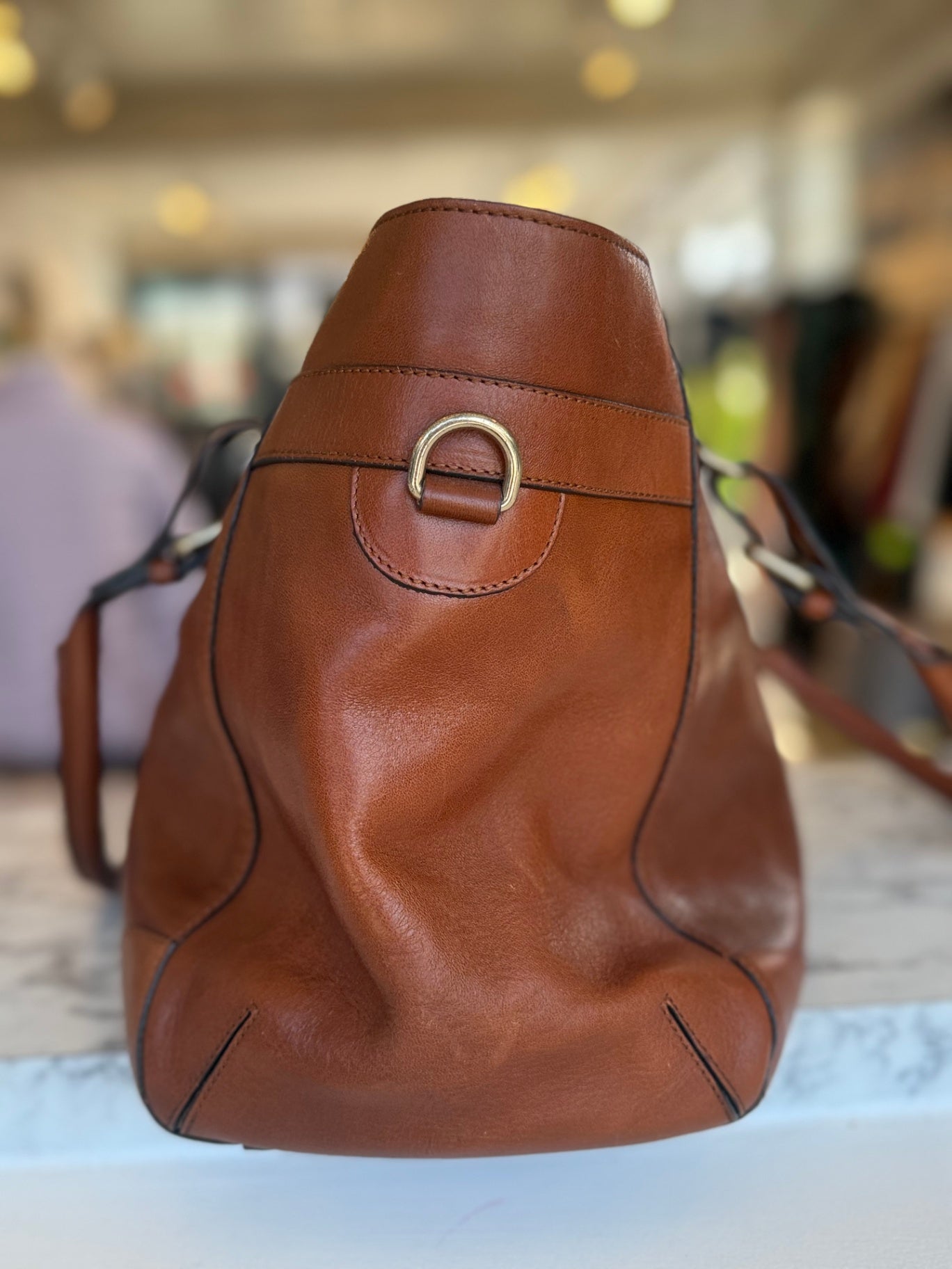 Massimo Dutti leather travel bag RRP 7.5k