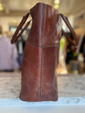 H&M oversized leather satchel