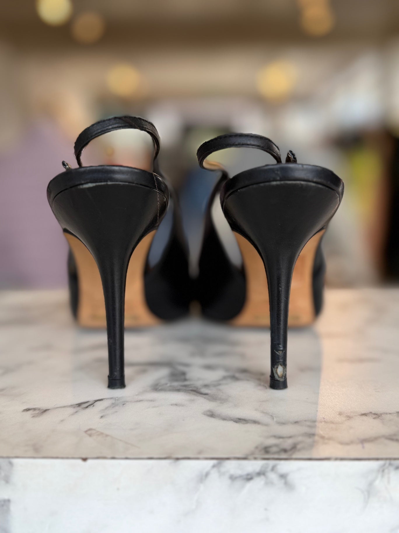Dolce & Gabanna black pointy heels size 6 RRP 12-20K