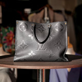 Louis Vuitton OnTheGo GM Monogram Empreinte Leather Tote – Black
