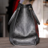 Louis Vuitton OnTheGo GM Monogram Empreinte Leather Tote – Black