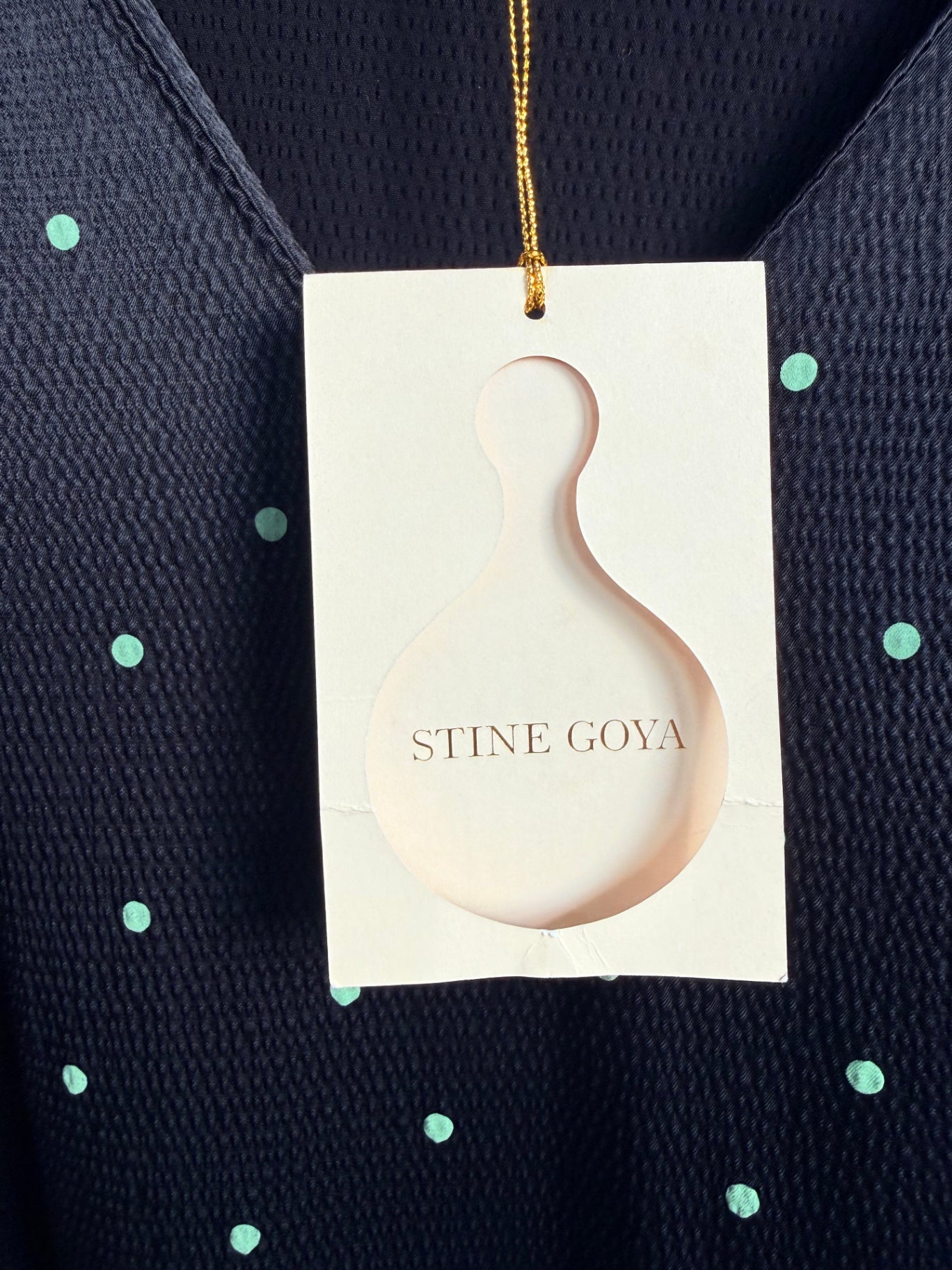Stine Goya black Rosie Dress stretch M RRP 4,500 NEW