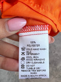 Me & B orange off shoulder balloon dress xs RRP 1.2K NEW WITH TAG