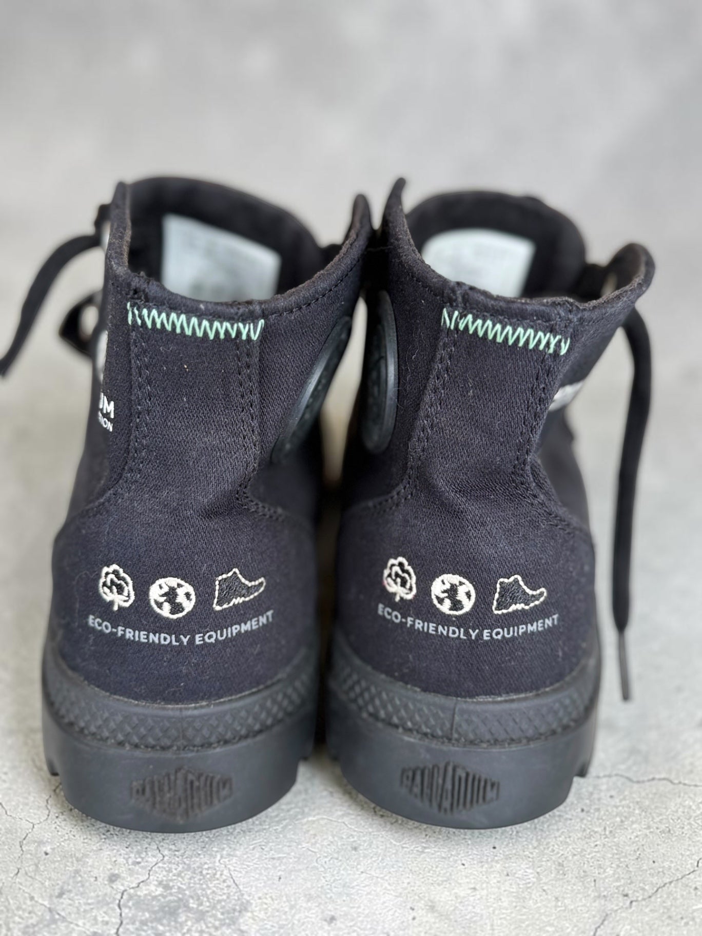 Palladium black high tops 5 RRP 2K NEW
