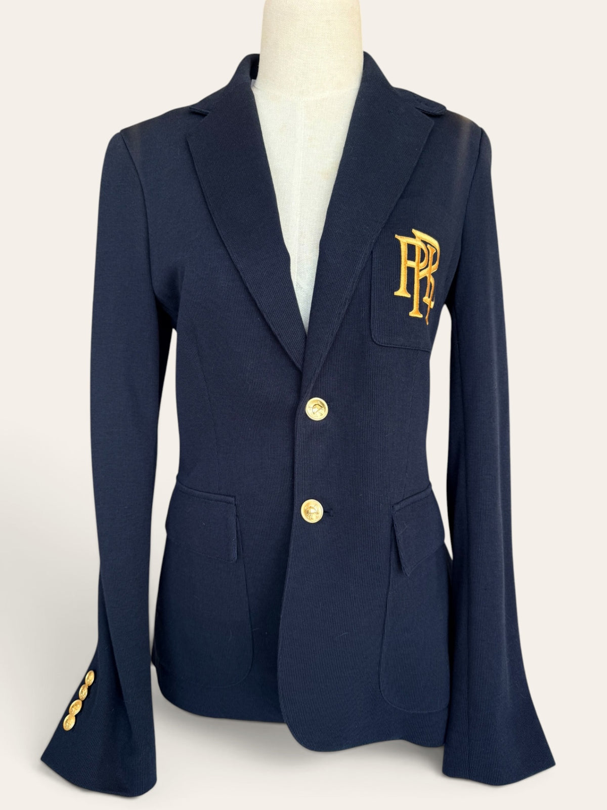Polo Ralph lauren navy crest blazer RRP 6.5K - 8.5K