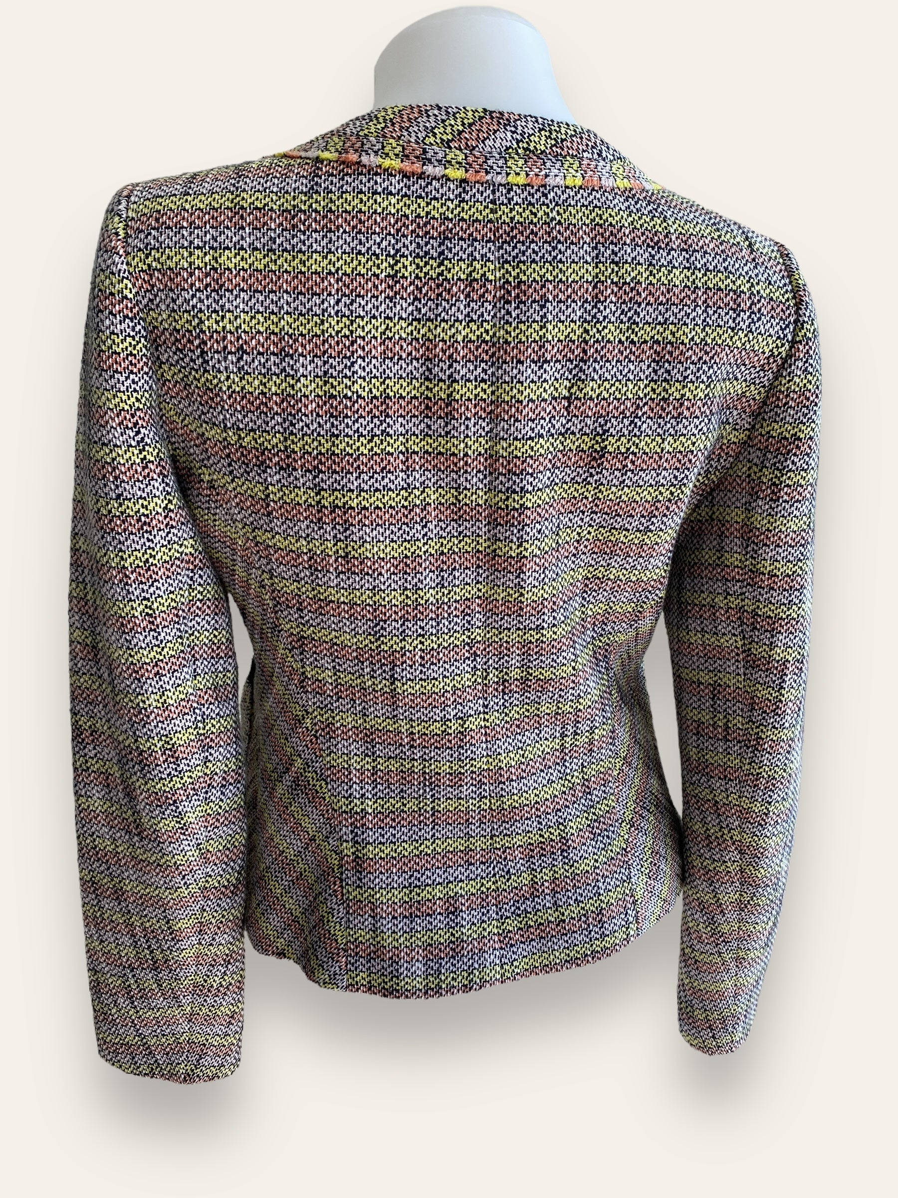 MAJE multi colour tailored jacket  EUR38 RRP $500