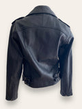 The LOT Black leather jacket S/M