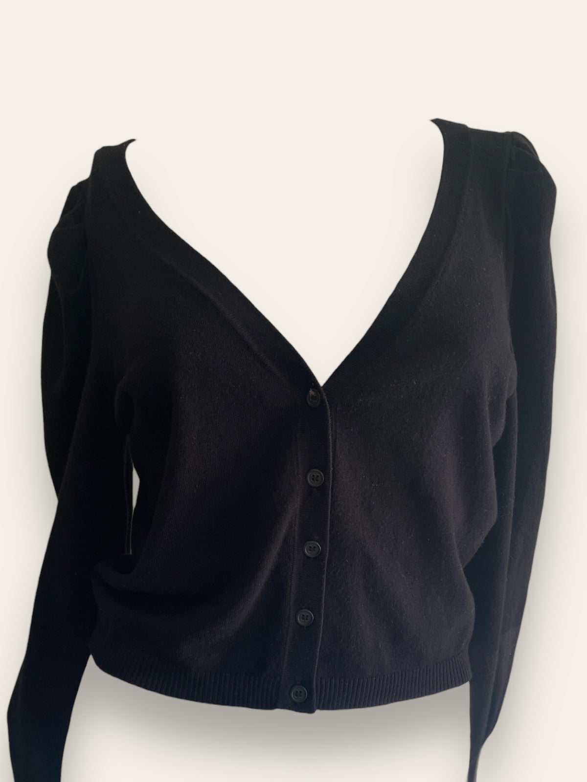 AQUA black cardigan S