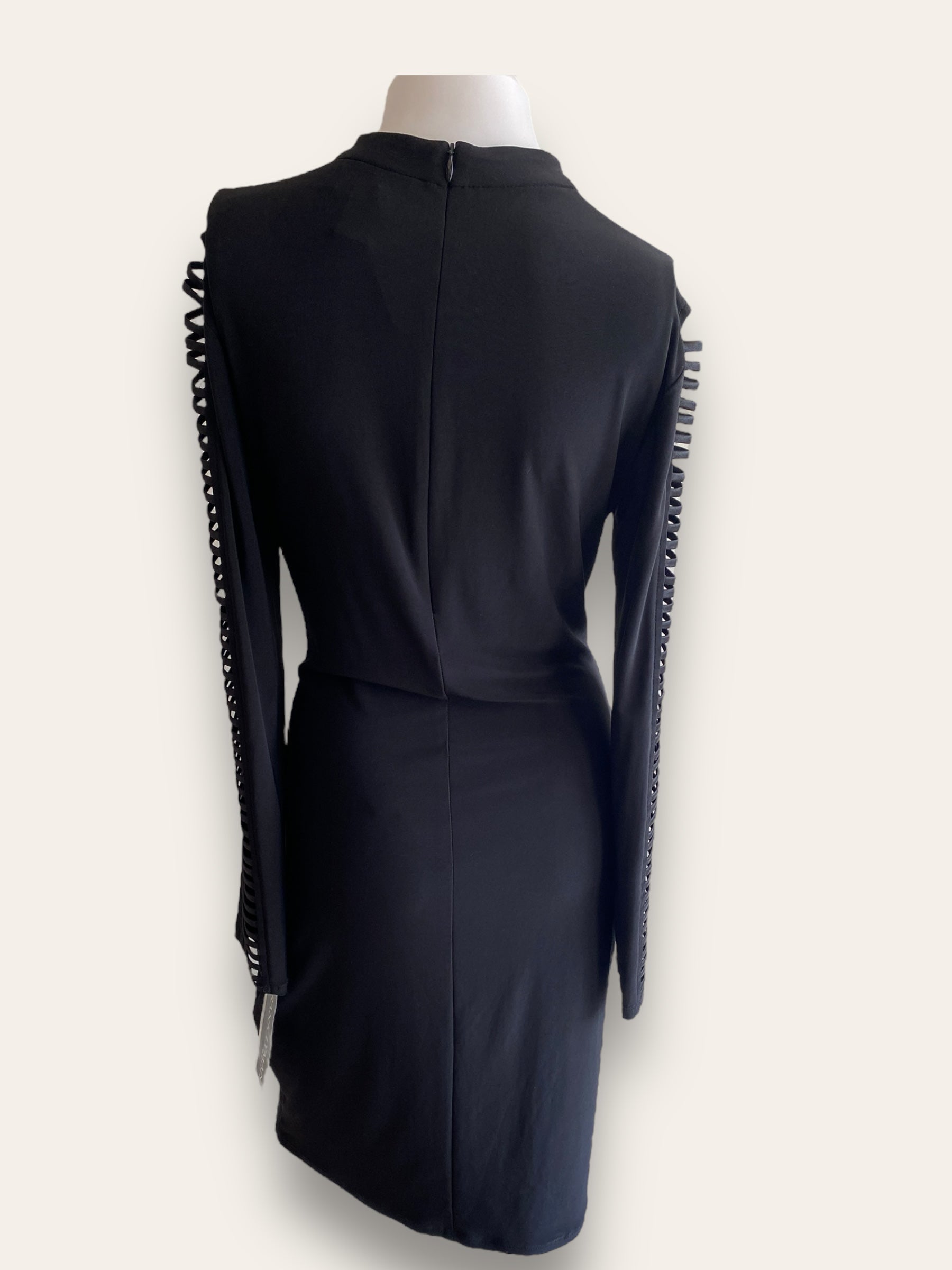 FRANK LYMAN black stretchy dress 32(new)