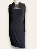 FRANK LYMAN black stretchy dress 32(new)