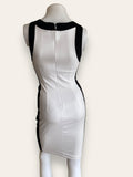 Zara black/white halterneck dress XS