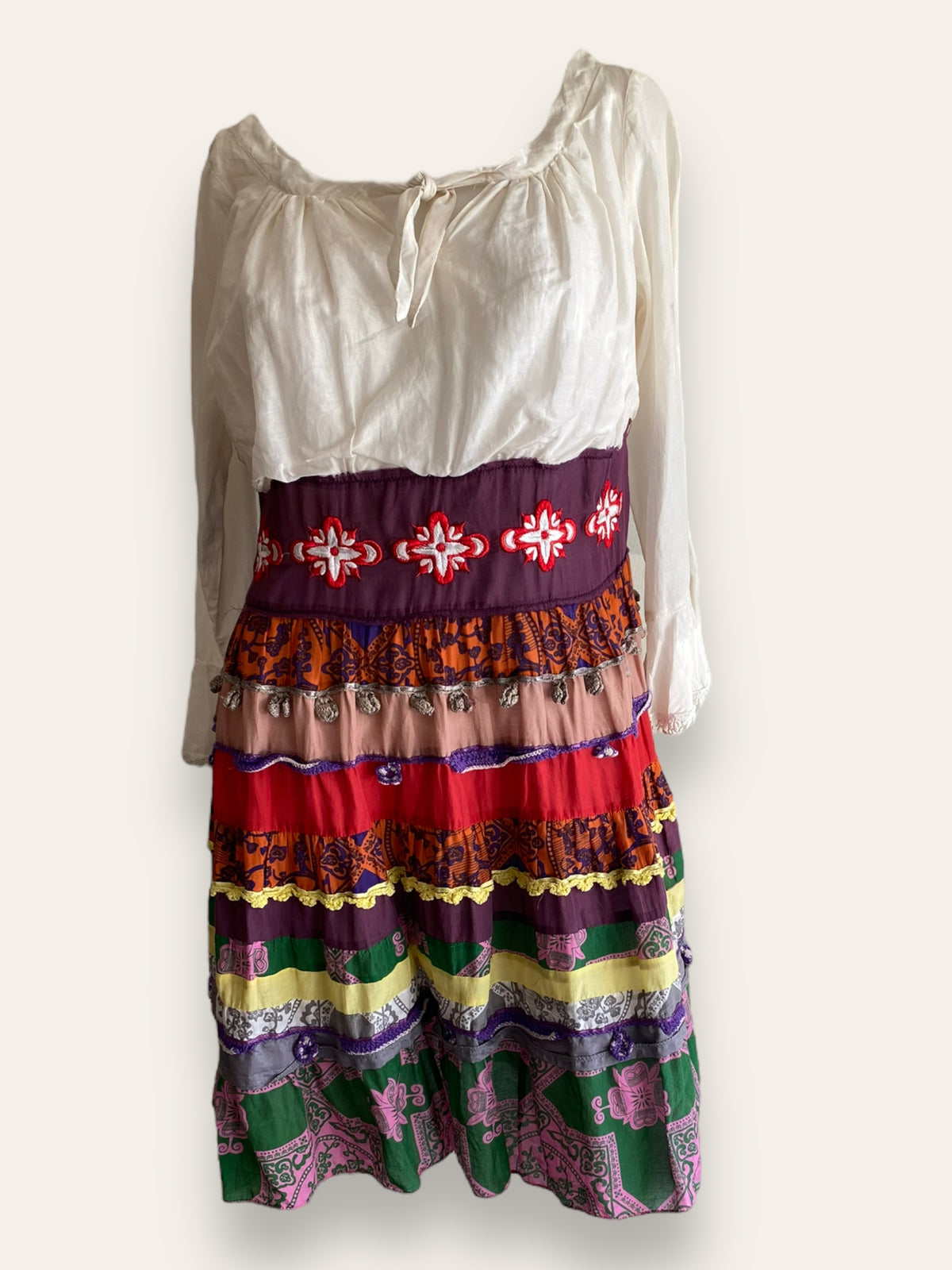 Odd Molly gypsy style tiered dress RRP $150