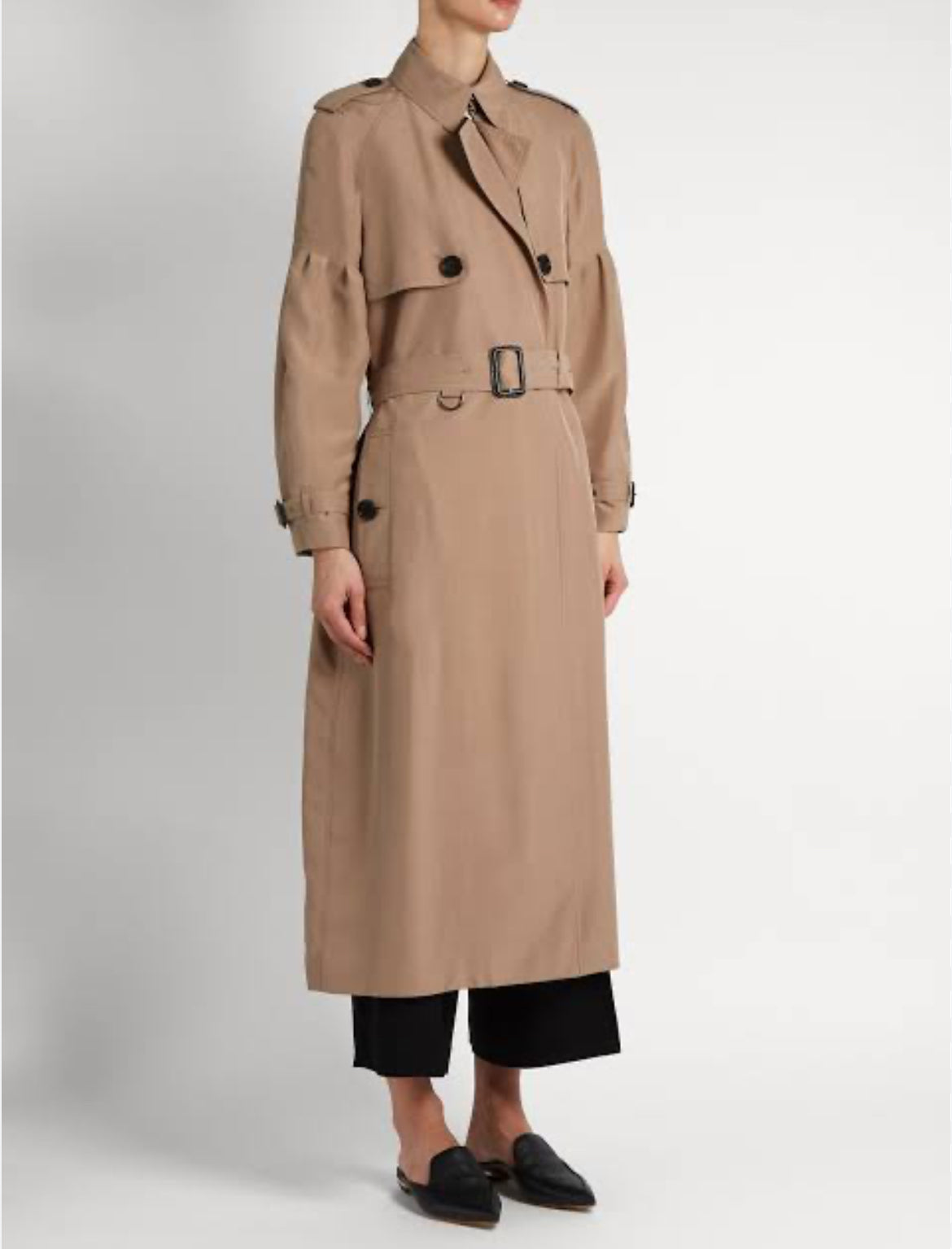 Burberry 100% silk Trench Coat UK12